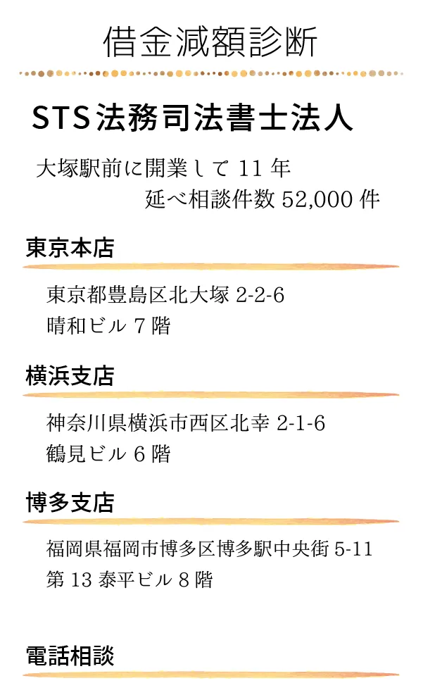 借金が減らない、毎月の返済が厳しい、督促が辛い