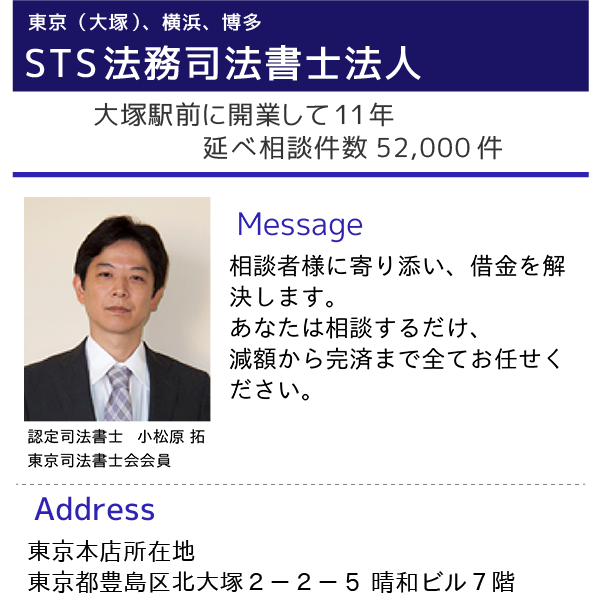 借金が減らない、毎月の返済が厳しい、督促が辛い